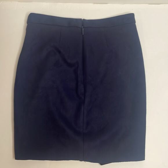 BCBGeneration blue suede mini skirt - Picture 7 of 8